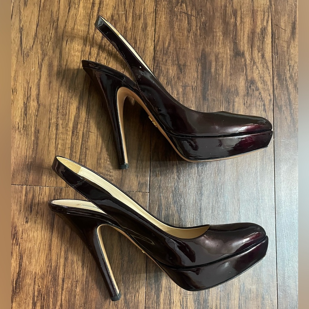 Prada Patent Leather Slingback Pumps 37 - Picture 10 of 17